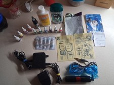 Wormhole tattoo kit with some inks in little stuff price for all of it