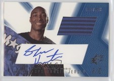 2001-02 SPx Signed SPx Rookie Jersey /800 Steven Hunter (Blue) #99 Auto fm0