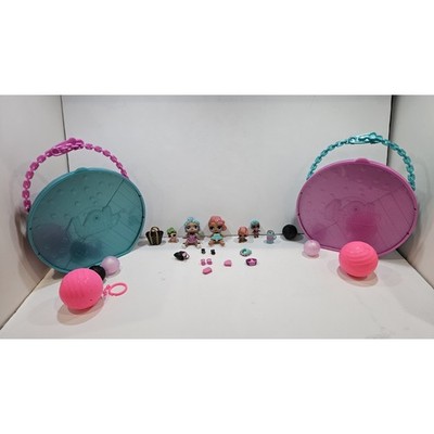 Limited Edition Big/Little Sister Mermaid L.O.L Surprise Set~1Teal & 1 Pink 2017