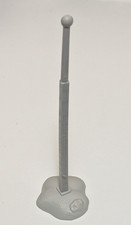 Marx Flagpole Base Bravo Squad Iwo Jima Battleground Playset Gray Plastic 1978