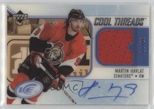 2005-06 Upper Deck Ice Cool Threads Auto 11/35 Martin Havlat #ACT-MV Auto 2o7