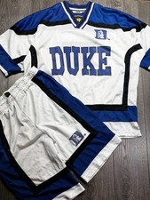 Vintage 90s Duke Blue Devils Mesh Windbreaker Tracksuit Set XL Basketball