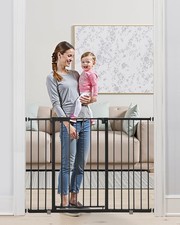 VEVOR Baby Gate, 60.6-63.3 Inches Adjustable Width, 30 Inches High Dog Gate,