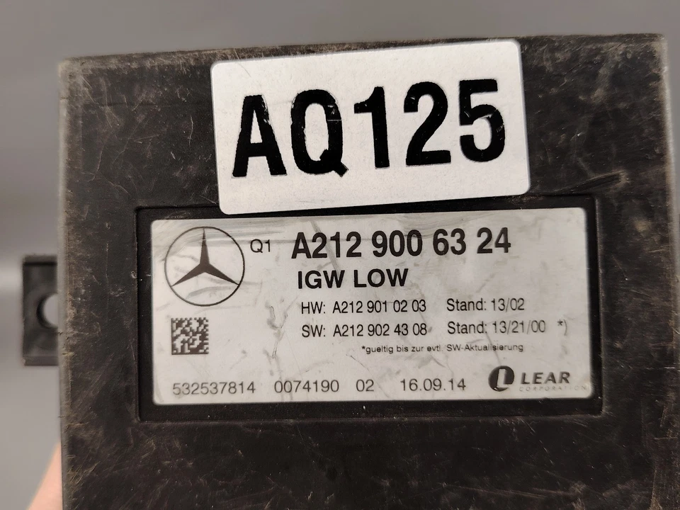 МОДУЛЬ УПРАВЛЕНИЯ ШЛЮЗОМ ГИБРИДНОГО ШАССИ MERCEDES-BENZ E300 E400 A2129006324 - Изображение 3 из 4