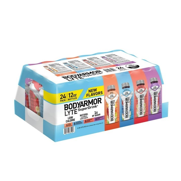 BODYARMOR LYTE Sports Drink Variety Pack Bottles, 12 fl. oz., 24 pk.