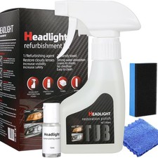 Upgrade Automotive Headlamp Restoration Fluid Kit, 2026 Upgraded Headlight Re...