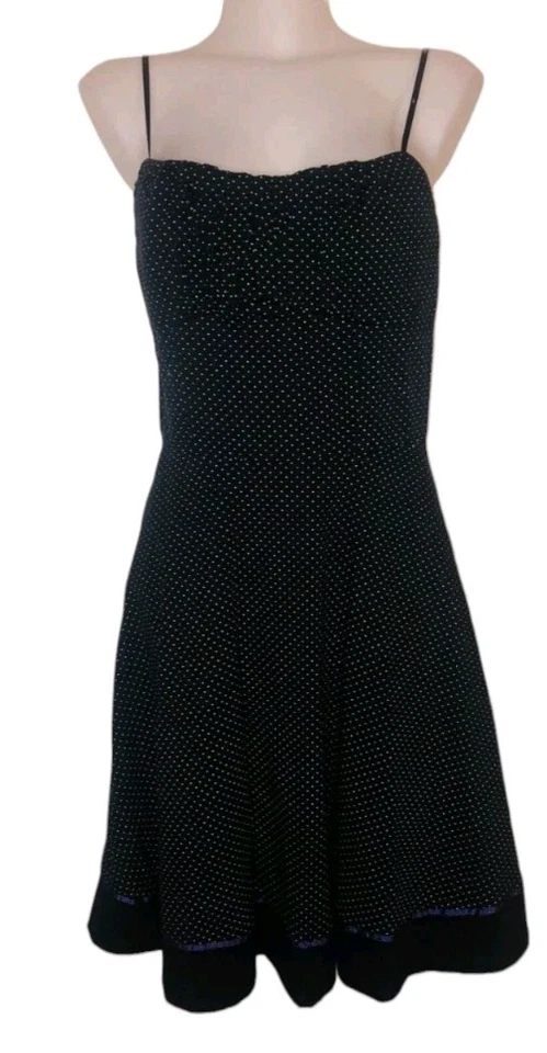 Vestido gótico de colección Ruby Rox talla 13 para mujer negro a lunares Babydoll pinup resistente niña Foto 2 de 4