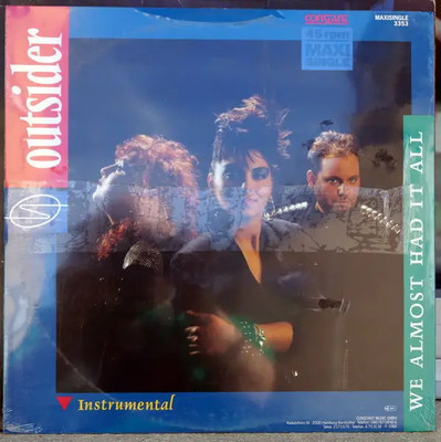 Outsiders We Almost Had It All Vinyl Single 12inch NEAR MINT Constant
