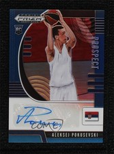 2020 Panini Prizm Draft Picks Prospect Blue 136/149 Aleksej Pokusevski Auto 0d44
