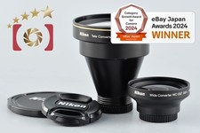 Eccellente!! Nikon Wide Converter WC-E67 0,67x + Tele Converter TC-E3ED 3x