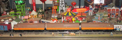 MTH 30-2775-1 Illinois Central F-3 A-B-A w/ Smoke & Snds PS2 3v O ga wks/ Lionel