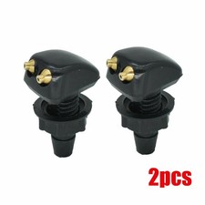 Dual Holes Adjustable Car Windshield Washer Nozzle Wiper Water Spray Jet 2 Pcs