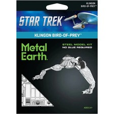 Star Trek - Unpainted Klingon Bird-of-Prey Ship Figure Model Kit Steel, Challen