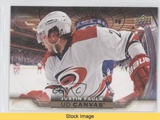 2015-16 Upper Deck UD Canvas Justin Faulk #C18 READ kr0