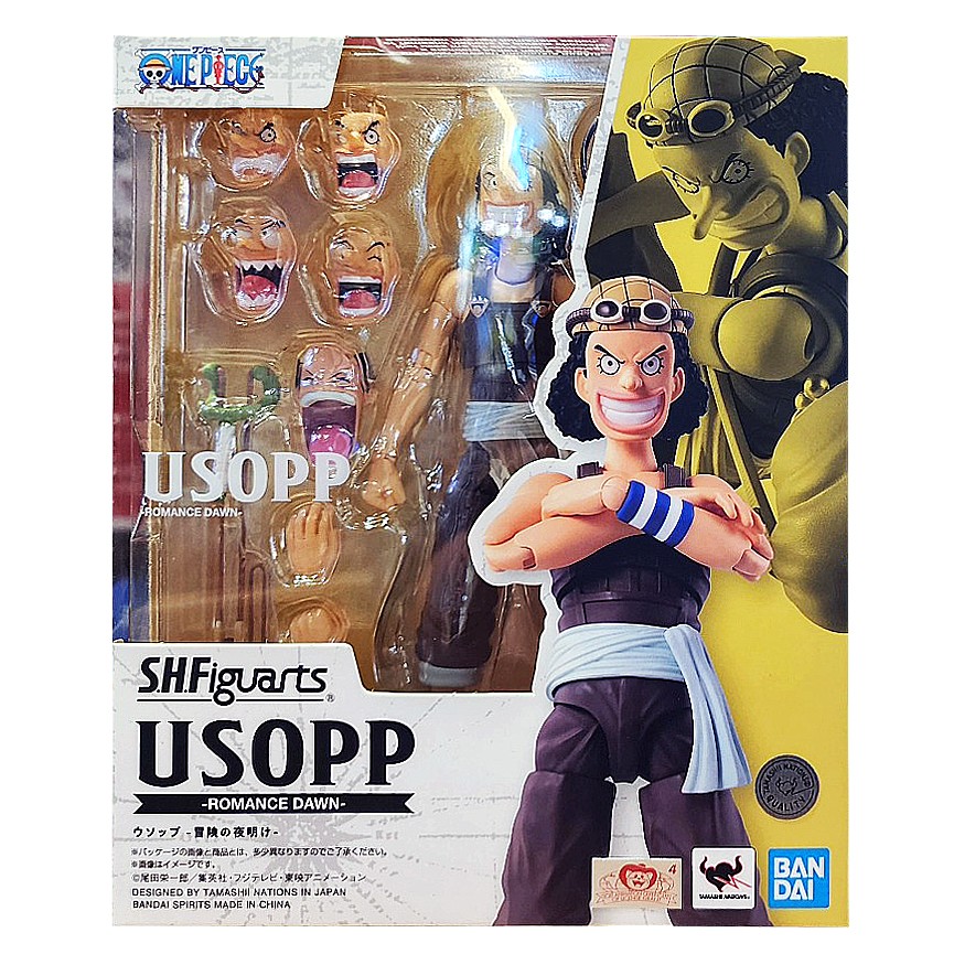 In-Stock Bandai S.H.Figuarts Action Figure Usopp -ROMANCE DAWN- (One Piece)