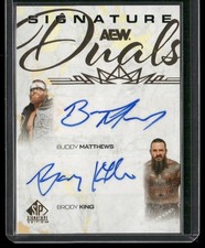 2025 SP Signature Edition AEW Buddy Matthews / Brody King Signature Duals #/50