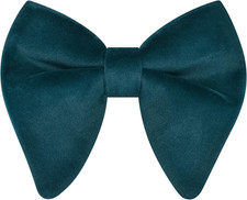 Velvet Bow Ties for Men Oversize Pre-tie Bowtie Tuxedo Bowties for Wedding