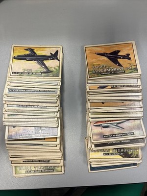 Vintage 1952 Topps Wings ''Friend or Foe'' trading cards-135 Total