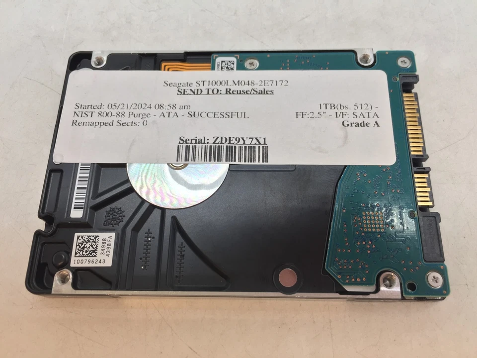 Seagate BarraCuda SATA 1000GB 2.5" ST1000LM048 HDD GRADE A FREE S/H - Image 4 of 4