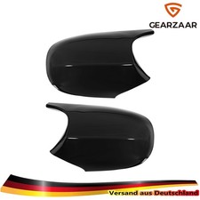 Spiegelkappen Austausch Geeignet für BMW E90 E91 E92 E93 LCI Schwarz 1 Paar