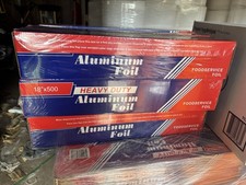 18" x 500 Feet Heavy Duty Aluminum Foil Commercial-Grade Wrap 1 Count