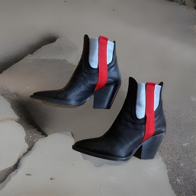 vero cuoio Stiefel , Leder Damen Schuhe Gr.35 schwarz , Neuwertig!