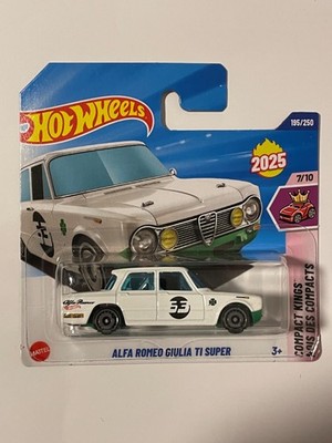 Hot Wheels Alfa Romeo Giulia TI Super Weiß 195/250 2025 7/10 OVP Compact Kings