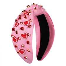 Valentine  s Day Headbands for Women Valentine  s Day Accessories Jeweled Beade...