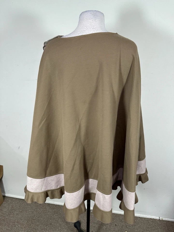 Poncho multicolor para mujer The Look Randolph Duke talla 2X Foto 4 de 4
