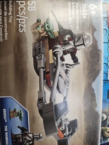 Lego Star Wars 75436 The Mandalorian And Grogu’s Speeder Bike NEW SEALED