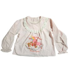 Vintage Sears Strawberry Shortcake Lace Trim Pajama Top Toddler S Kidcore 1980s