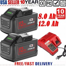 8.0Ah Battery For Milwaukee For M18 12.0Ah Extended Lithium 48-11-1880 Brand new