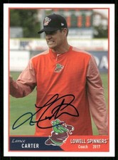 2017 Lowell Spinners LANCE CARTER Signed Card autograph auto RED SOX RAYS ROYALS