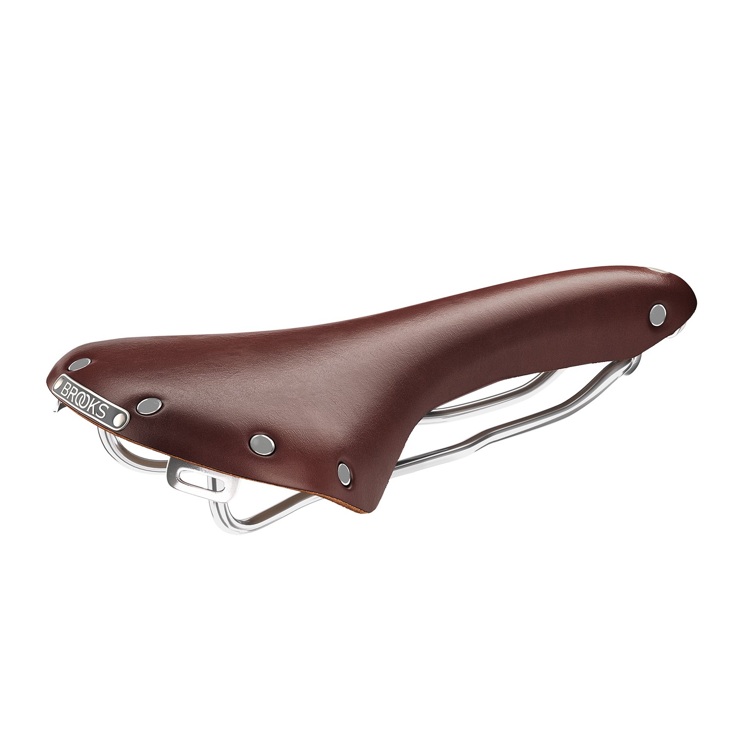 Selle B15 Swallow Antic Brown pour vélo de course, randonneuse et fixie