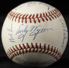 BOB FELLER - AUTOGRAPHED SIGNED BASEBALL WITH CO-SIGNERS