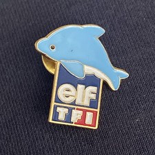 ELF-TFI DOLPHIN Lubricants, Oil & Petrol Advertising Promo Pin Badge