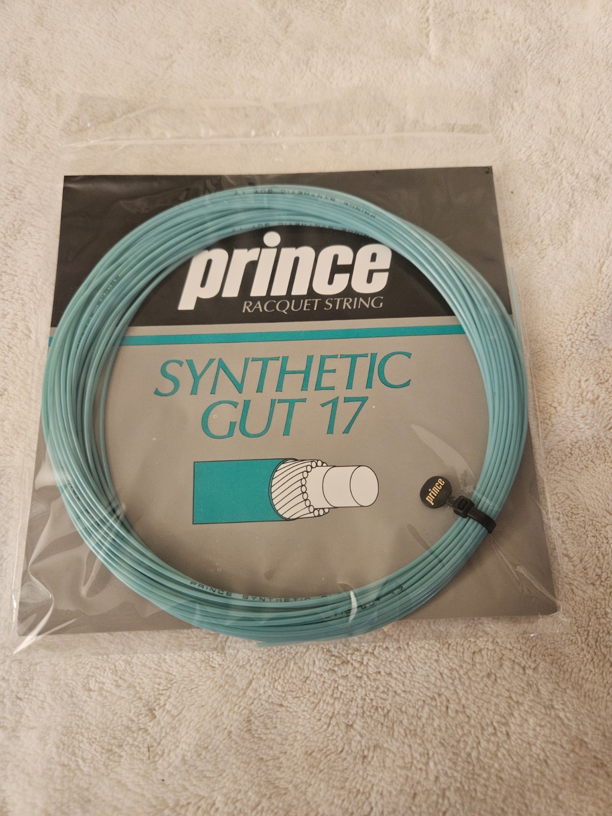 Prince Synthetic Gut with Duraflex 17 (1.25mm) tennis racquet string