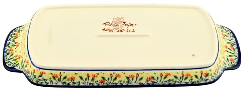 Polish Pottery Serving Tray by Zaklady Boleslawiec – 13.5" Long - Made in Poland - 第 4/4 張圖片