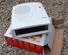 Image of Glen GFD20 Wall Mounted Fan Heater – New in Box – 2kW electric fan heater