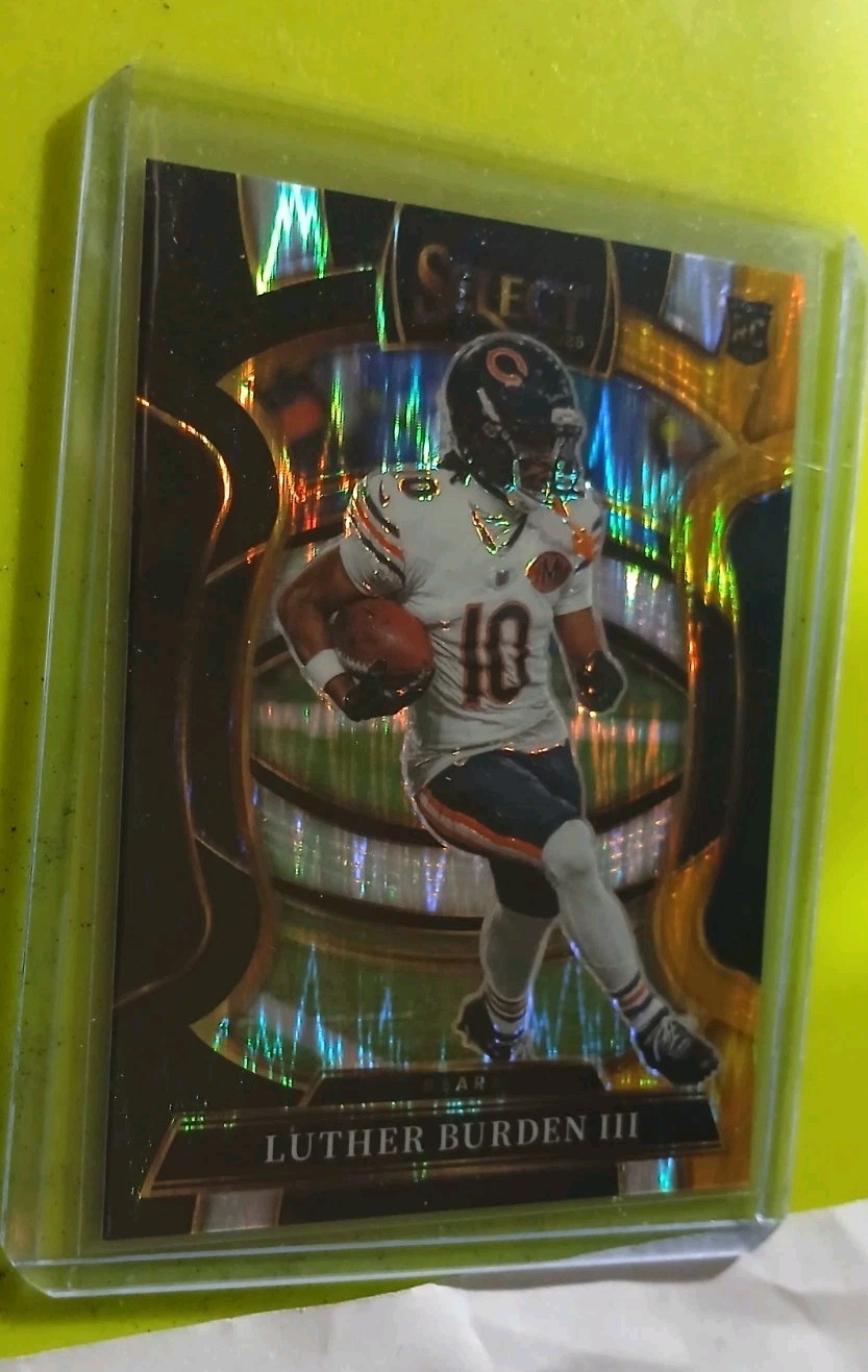 2025 PANINI SELECT LUTHER BURDEN III CONCOURSE BLACK & GOLD SHOCK PRIZM RC #72