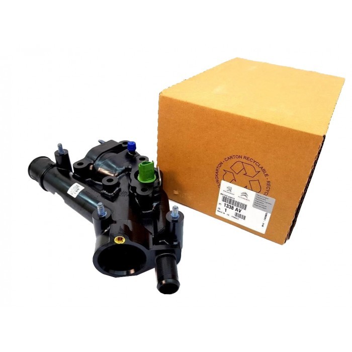 Boitier thermostat d'eau anti-fuite compatible Peugeot 407 et Citroën C4