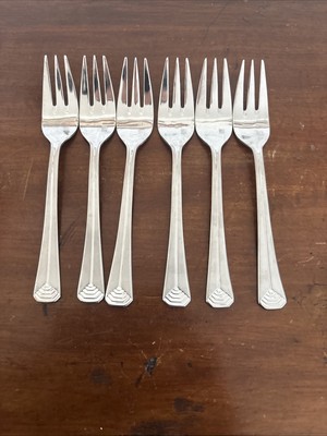 6er Set Offenbach Edelstahl Kuchengabeln