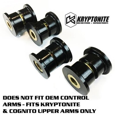 Kryptonite Upper Control Arm Bushings 1999-2018 GM Silverado Sierra 1500 6 Lug
