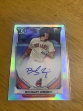 2014 Bowman Chrome Draft Auto 1st Bowman Bradley Zimmer ￼