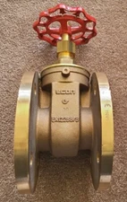 New- ECON® Gate Valve Fig. 275/CC491k/Bronze Disc/ PN16 /DN50/2"Brass Flanged