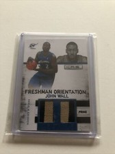 2010-11 Rookies & Stars John Wall Rookie RC Dual 2 Color Patch /49 Rockets