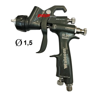 WALCOM SLIM KOMBAT HTE PROFESSIONAL SPRAY GUN WITH REGULATOR Ø 1.5