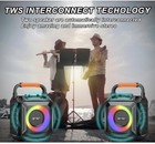 Portable Karaoke Speaker Loud 2 Wireless Microphones 20W NIB US Stock DFTRT — photo 8