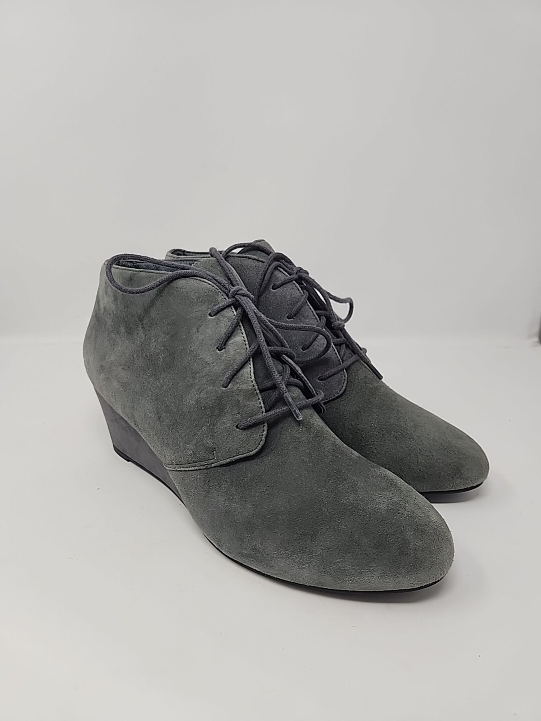 Vionic Womens Size 8.5 Booties Solid Gray Wedge B… - image 1