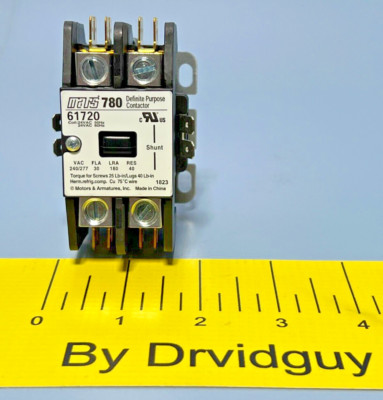 MARS Motors & Armatures 61320 Definite Purpose Contactor - 1.5P 30A 24V QC & SC Terminal